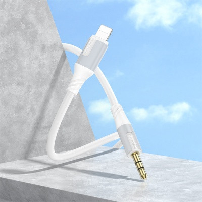 کابل تبدیل لایتنینگ به جک(Aux)3.5mm Borofone (سفید)