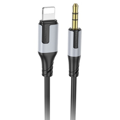 کابل تبدیل لایتنینگ به جک(Aux)3.5mm Borofone (سفید)