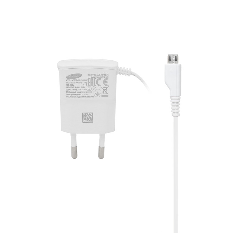 شارژر دیواری SAMSUNG مدل i9000 -سفید - اصلی - DST (مناسب برای استفاده گوشی نوکیا)